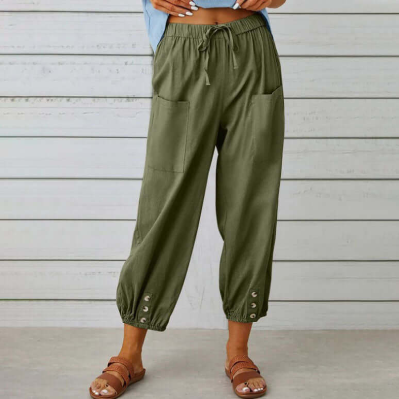 Zavando | Damen Sommer Hose | Leichte