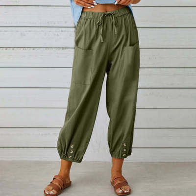 Zavando | Damen Sommer Hose | Leichte