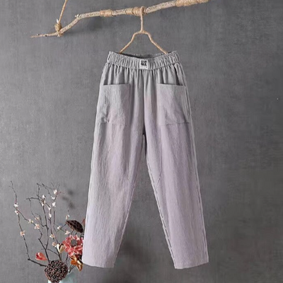 Zavando | Damen Sommer Hose | Schwarz