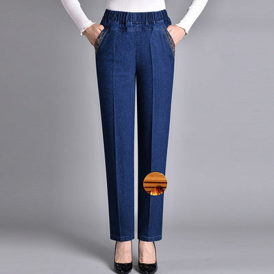 Zavando-Jeans mit Seitentaschen und komplett elastischem Bund