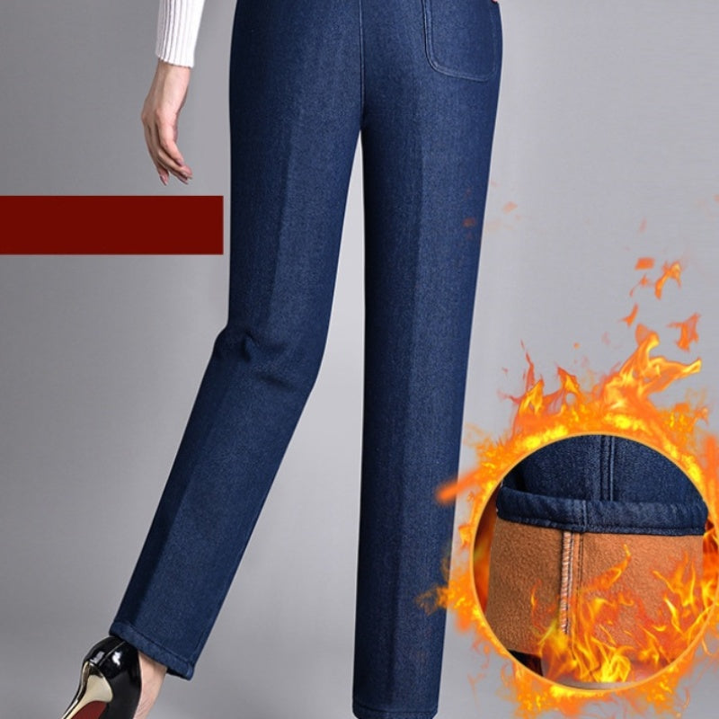 Zavando-Jeans mit Seitentaschen und komplett elastischem Bund