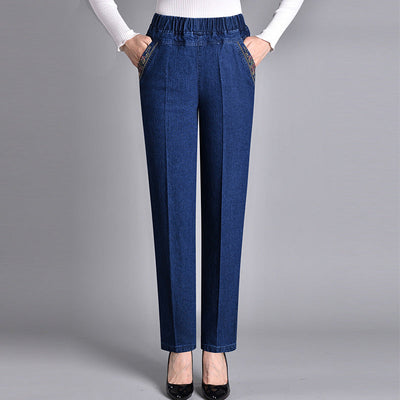 Zavando-Jeans mit Seitentaschen und komplett elastischem Bund