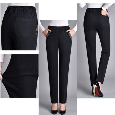 Zavando-Jeans mit Seitentaschen und komplett elastischem Bund