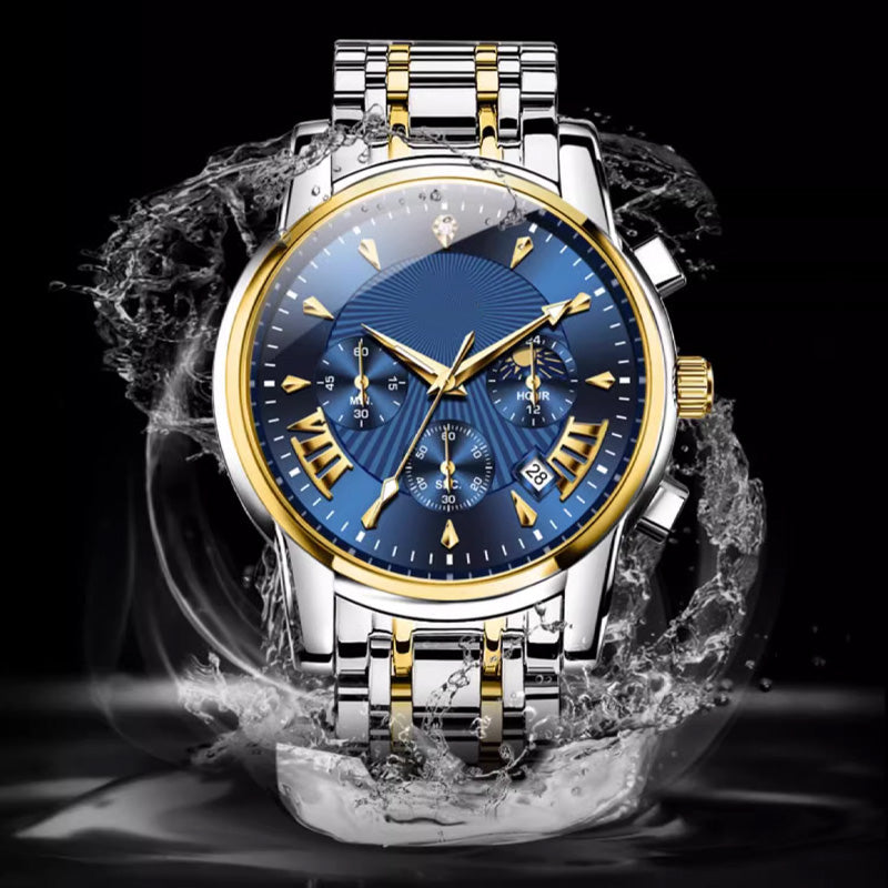 Herrenmode Casual Multifunktion Quarz Uhr