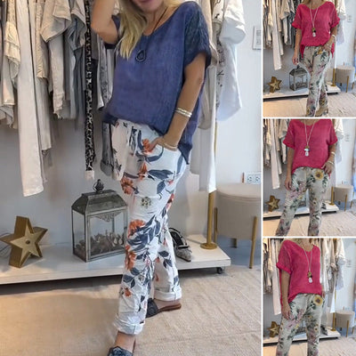 Zavando-Piece Floral Set -  Florale Eleganz, die begeistert