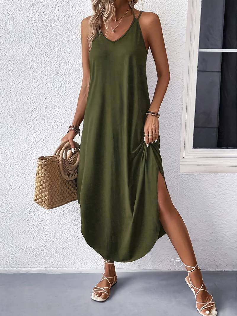 Zavando | Strand Sommerkleid | Midi