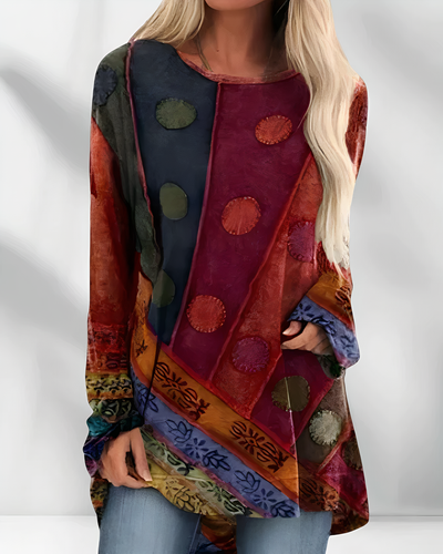 Zavando | Damen Tunika Oberteile | Elegant Top