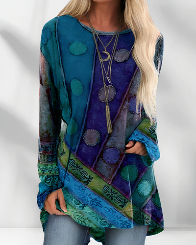 Zavando | Damen Tunika Oberteile | Elegant Top