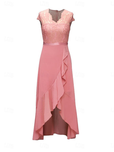 Zavando –✨ Glitzerndes V-Ausschnitt Partykleid ✨