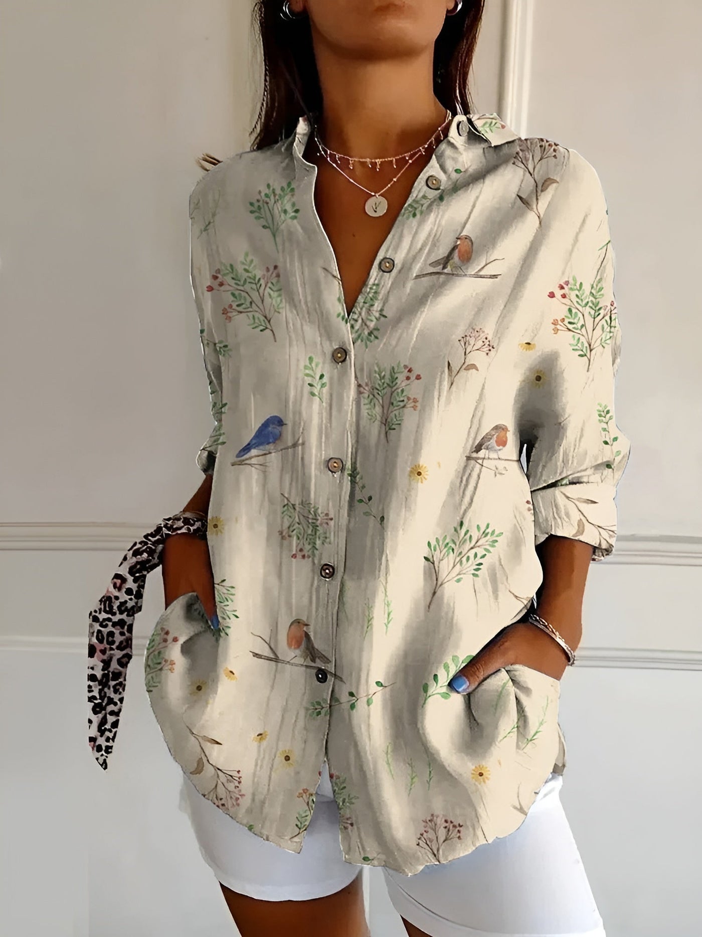 Stilvolles Button Down Hemd Für Damen | Langarm