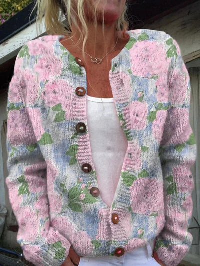 Zavando – Stilvoller Pullover mit Blumenmuster