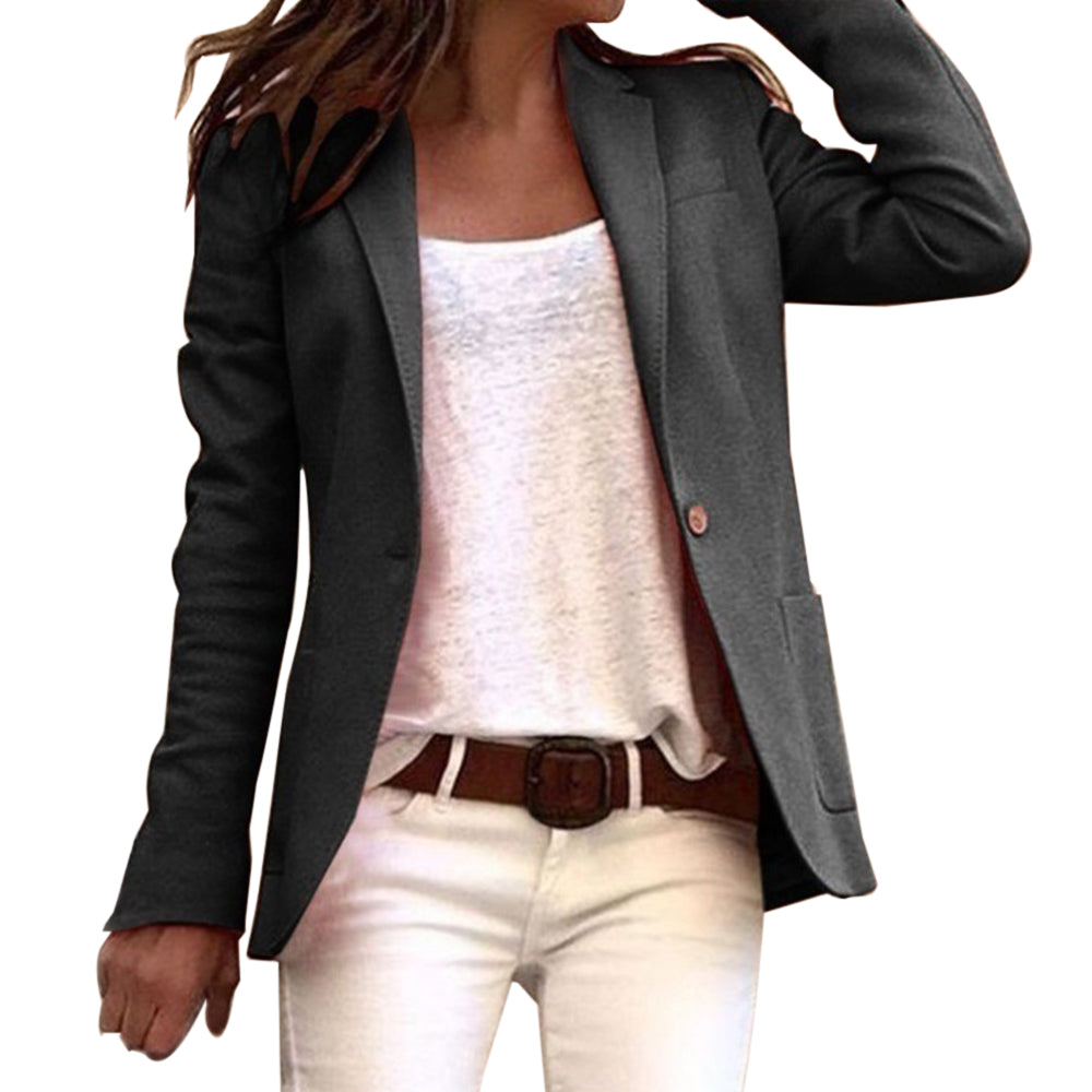 Schmaler Blazer Mit Langen Ärmeln Für Damen | Arbeit