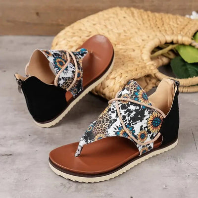 Zavando – Stylische Sandalen mit Print