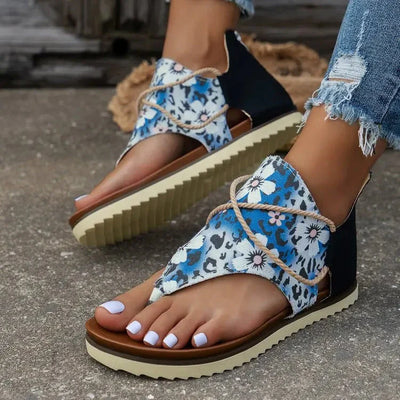 Zavando – Stylische Sandalen mit Print