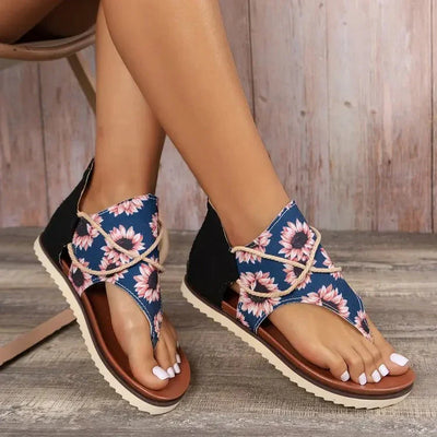 Zavando – Stylische Sandalen mit Print