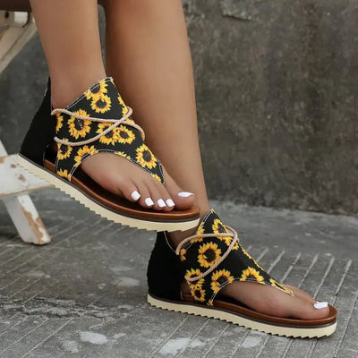 Zavando – Stylische Sandalen mit Print