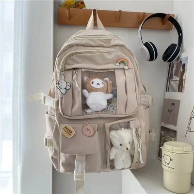 Wasserdichte Teenager-Rucksack – Große Kapazität Multifunktionale Nylon Schul- & Reisetasche