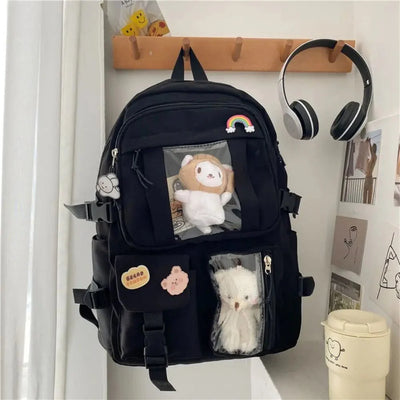 Wasserdichte Teenager-Rucksack – Große Kapazität Multifunktionale Nylon Schul- & Reisetasche