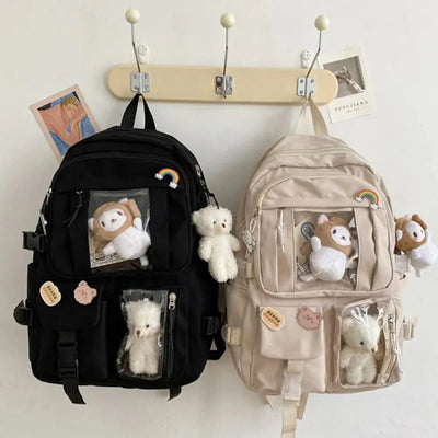 Wasserdichte Teenager-Rucksack – Große Kapazität Multifunktionale Nylon Schul- & Reisetasche