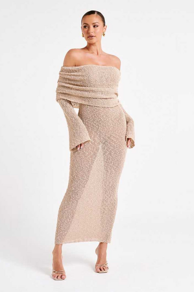 Zavando | Elegante Weiße Kleider | Maxi