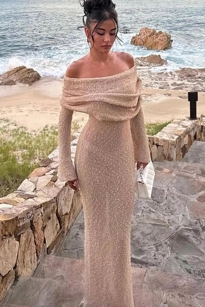 Zavando | Elegante Weiße Kleider | Maxi