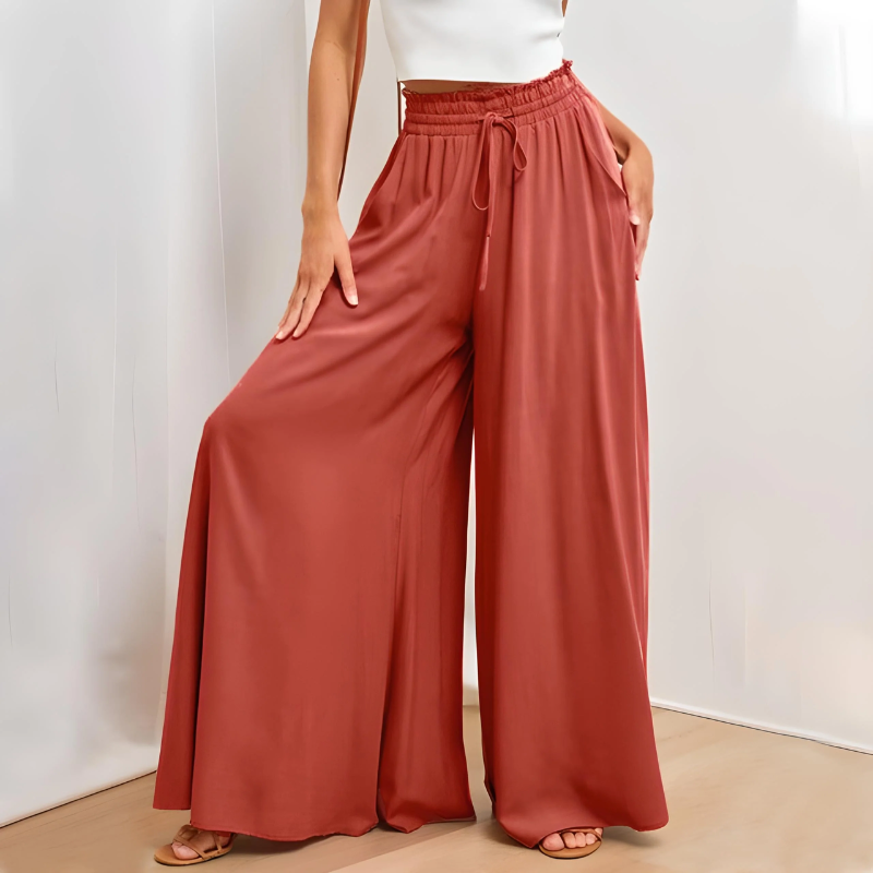 Zavando | Weite Hose Damen | Elegant