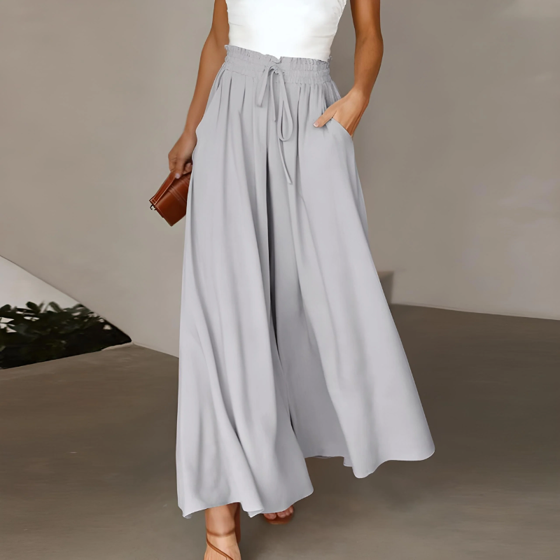 Zavando | Weite Hose Damen | Elegant