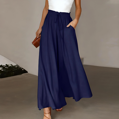 Zavando | Weite Hose Damen | Elegant