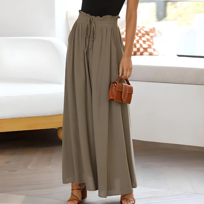 Zavando | Weite Hose Damen | Elegant