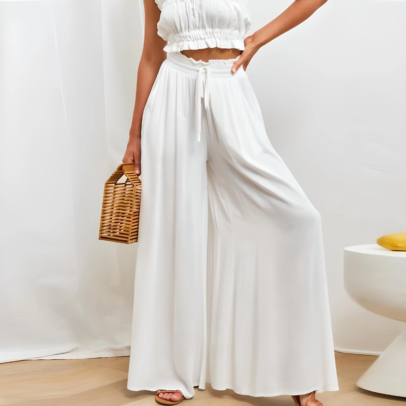 Zavando | Weite Hose Damen | Elegant