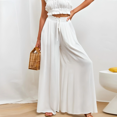 Zavando | Weite Hose Damen | Elegant