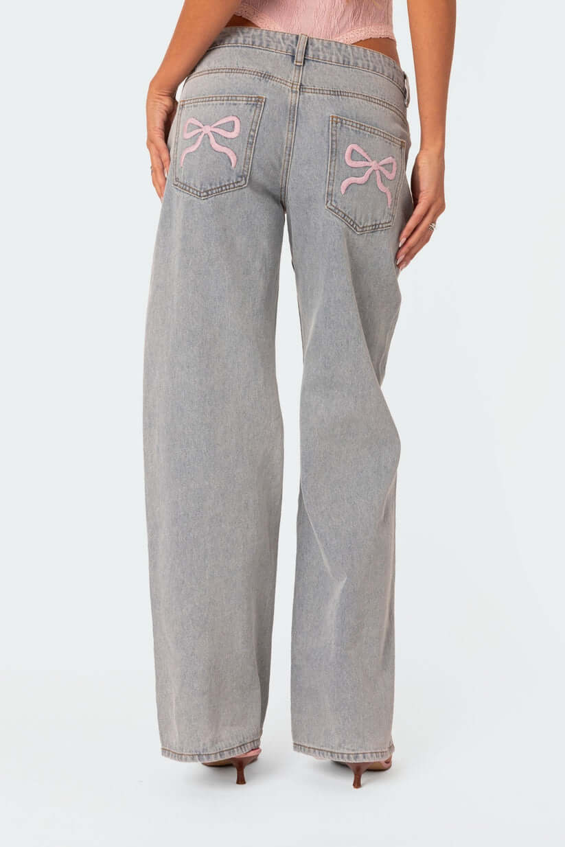 Zavando | Damen Weite Jeans | Elegante