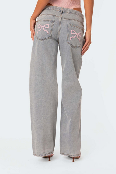 Zavando | Damen Weite Jeans | Elegante