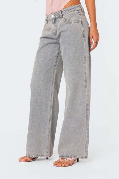 Zavando | Damen Weite Jeans | Elegante