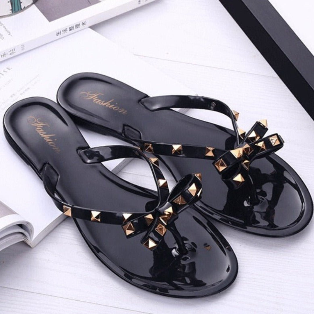 Flache Schlupfsandalen Für Damen | Schick