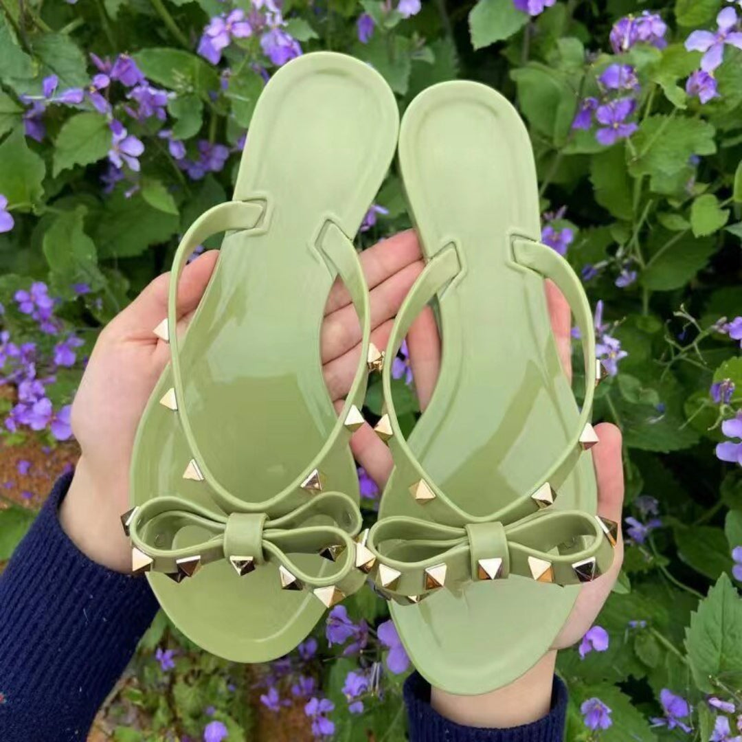 Flache Schlupfsandalen Für Damen | Schick
